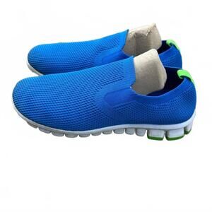 NoSox EDDY Jr Boys Lightweight Slip-on Sneakers | Kentucky Blue | Size US 7